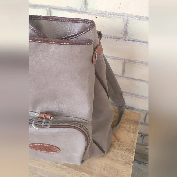 Vintage Eddie Bauer Leather Backpack - Picture 12 of 13